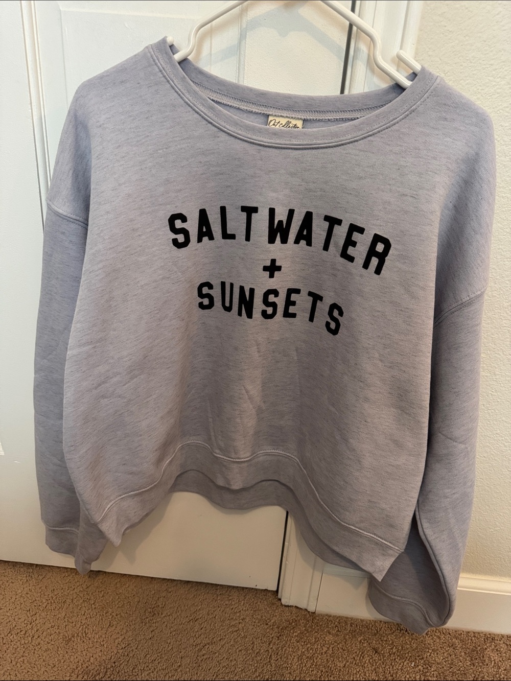 Oat Collective Saltwater + Sunsets Crewneck Sweatshirt